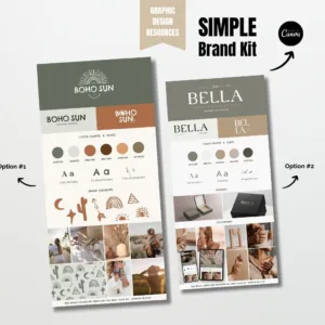 brand kit brand board brand guide brand quick guide