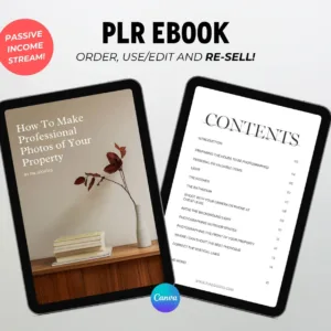 PLR Ebook Property Photography