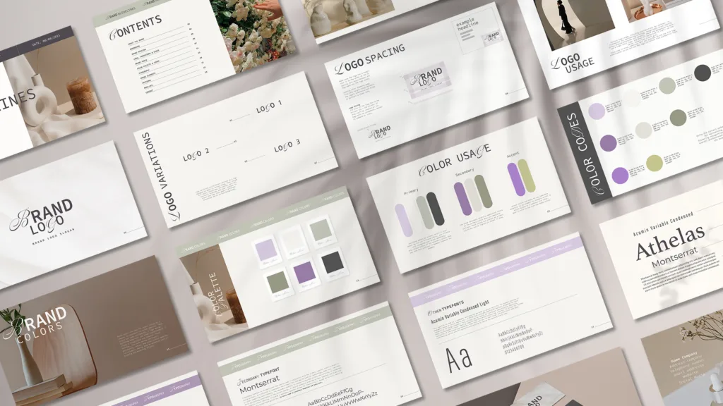 presentation mockup template brand guidelines