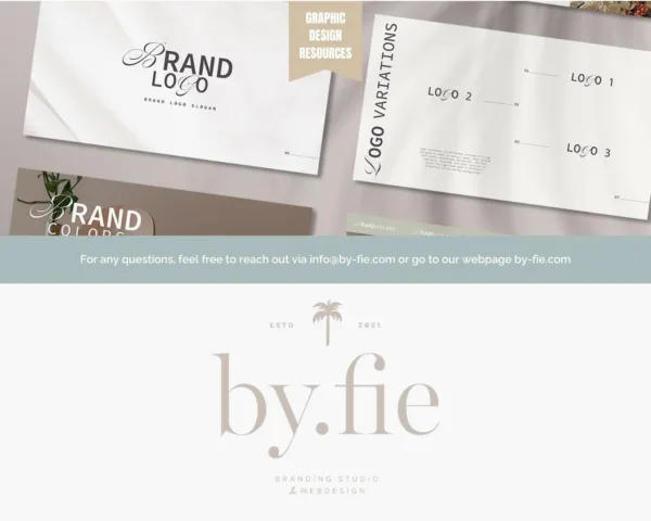 Brand Guidelines Template Side Hustle