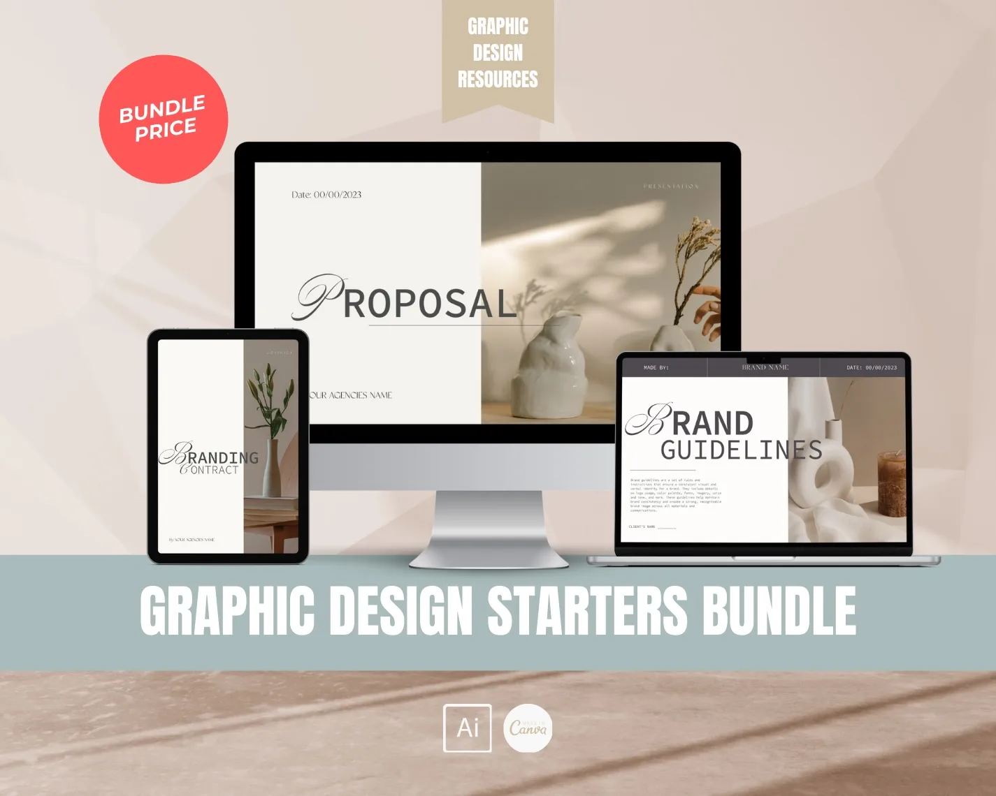 Bundle Graphic Design Contract Template Graphic Design Resources