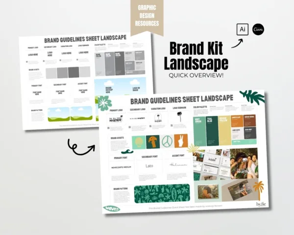 brand kit brand identity canva template brand guidelines template brand styleguide brand sheet template brand overview branding design guidelines brand kit brand identity template brand overview template branding sheet branding guide kit