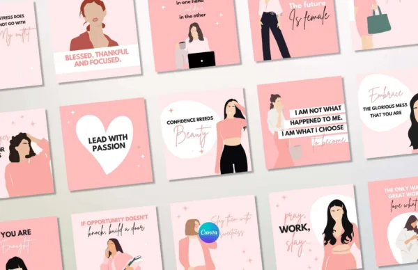 110 girl boss post templates