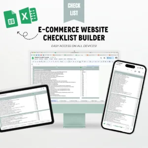 Website Checklist Ecommerce Checklist